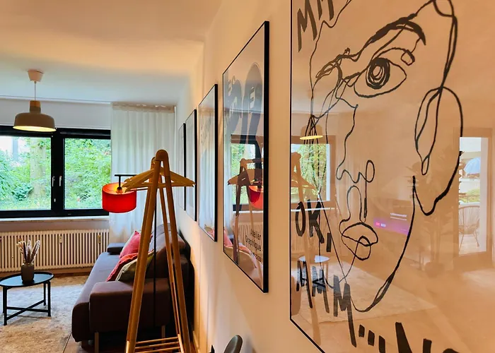 Klassen Stay - Design Apartment - Balkon - Netflix - Naehe Messe