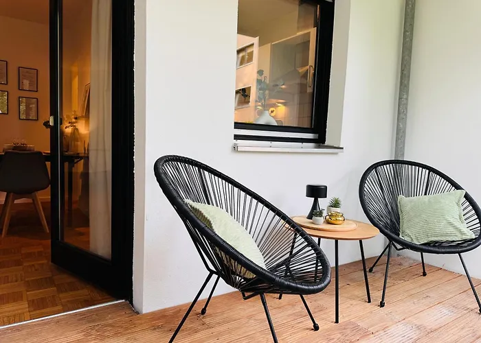 Klassen Stay - Design Apartment - Balkon - Netflix - Naehe Messe